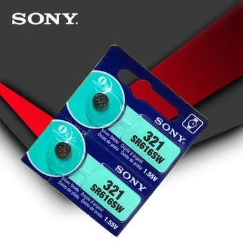 10pcs Sony Prvotne 321 SR616SW 1.55 V Srebrni Oksida Watch Baterije SR616SW 321 Gumb gumbaste, ki NA JAPONSKEM