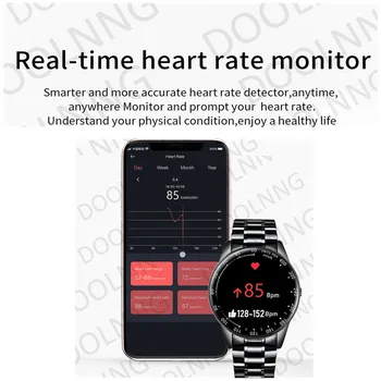 Poln na Dotik Watch Pametno Gledati Moške Krvni Tlak IP68 Vodotesen Smartwatch 2020 Fitnes Tracker Ure Za Ženske