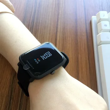 Angleški Različici Pametno Gledati Amazfit Bip Huami IP68 GPS Gloness Smartwatch Srčni utrip 45 Dni Pripravljenosti