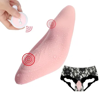 10 hitrost Sex igrača Brezžični Daljinski Nosljivi Klitoris G spot Stimulator dildo, Vibrator sex igrače za ženske Masturbator odraslih izdelka