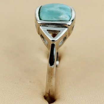 Lepo diši Esme Larimar Eksplozije modeli Poročni prstani za ženske, nakit, pribor dropshipping Vroče Rodij Prekrita R3531 velikosti 6 7