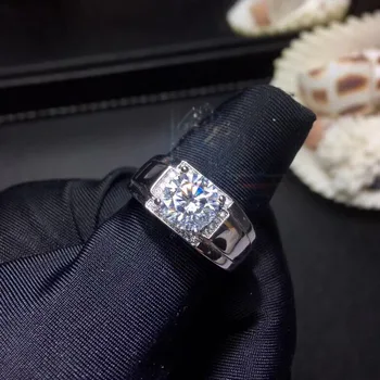 Moissanite 2ct Trdoto 9.3, diamond nadomestki, lahko testirajo z instrumenti. Priljubljen nakit