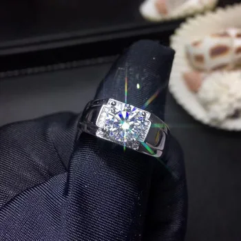 Moissanite 2ct Trdoto 9.3, diamond nadomestki, lahko testirajo z instrumenti. Priljubljen nakit