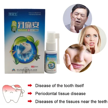 5pcs Ustno Nego Toothache Spray Odstranite Periodontitis Olajšave Zob Črvi Votline Bolečine Ustno Zob Zobna Čiščenje Zob Skrbi Spray