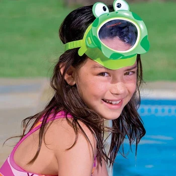 Otrok je Zabavno Maske Nastavite Plavanje Očala, Potapljaška Očala + Dihalna Cev za Bazen Dodatki Plavanje Igrače