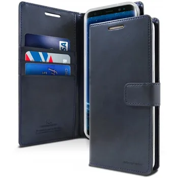 Original Goospery Blue Moon Dnevnik Stojalo Denarnice Flip Usnjena torbica Za Samsung Galaxy Note 10 Pro S8 S9 S10 Plus, Lite 5G