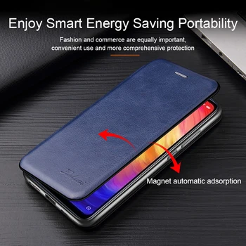 Magnetni Usnja Flip Primeru Telefon Za Xiaomi Poco X3 NFC M3 10T Pro 10 Lite Hrbtni Pokrovček na Xiomi Xaomi Redmi Opomba 9 9, 9A 9C Oklep