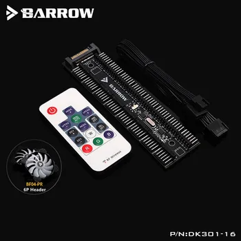 Barrow, 16-kanalov vse-v-enem RGB Daljinski upravljalnik Podpira matične plošče, 5V AURA SINHRONIZACIJA DK301-16