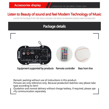Za 7,4 V / YS /BT Bluetooth 5.0 Visoko Močjo, Digitalni Ojačevalnik Stereo Odbor AMP Amplificador Zvok Domačega Kina AMP MIC SD, USB, DVD
