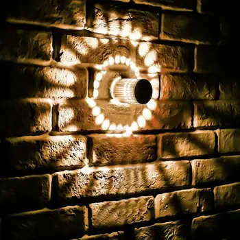 3W Spirala LED Wall Rov RGB Stropna Luč Za Umetnostna Galerija Dekoracijo Hodnik, Spalnica Verandi Hotel Svetilka Led Stenska Svetilka Dropship