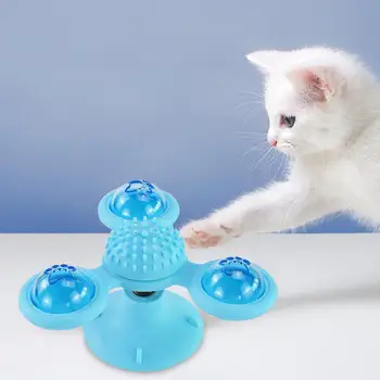 Interaktivne Igrače Mačke Vetrnica Prenosni Nič Lase Krtačo Nego Prelivanje Masaža Sesalni Catnip Mačke Puzzle Usposabljanje Igrača