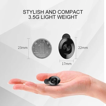 FGCLSY 2019 Novo polnjenje prek kabla USB Mini Brezžična Bluetooth Slušalke avto bluetooth V5.0 športne Brezžične Slušalke Z Mikrofonom Za iPhone XR