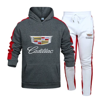 2021 Nov Moški pulover s kapuco bo Ustrezala Cadillac Logotip Šivanje Modnih Jeseni In Pozimi Priložnostne Ulica Šport čeveljčki Azijskih Velikost S 3X