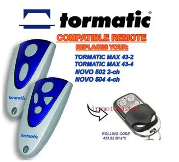 TORMATIC MAX 43-2,MAX 43-4,NOVO 502 2-CH,NOVO 504 4-KANALNI daljinski zamenjava 433,92 mhz rolling koda lepa