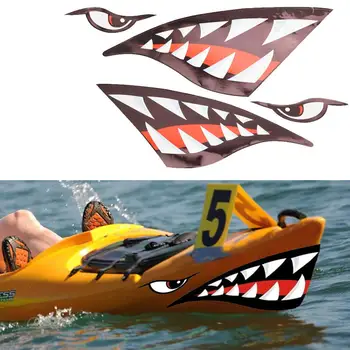 Mounchain PVC Čoln na Vesla Shark Usta Nalepke KK-A40 Vrečke Za Kajak Jet Ski Kanu Paddle Board