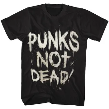 Novi Tiskani Moške Punk Ni Mrtev Vrhu T-majica Retro Grunge