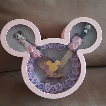 Disney Mickey Mouse Poroka Stranka Dekor Obletnico 34x29cm Risanka bonboniera Darilo Dal Prijateljev Rojstni dan Darilo Keepsakes Shrani