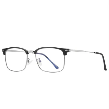 Računalnik Optični Očala Moških Anti modra svetloba Black Pol Rimless Ženske Očala Okvirji TR90 Pol Kovinski Unisex B1828
