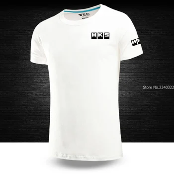 Nov Poletni ženske človek HKS T-shirt Priložnostne T Sthirt Za Ženske moški Oblačila vrhovi