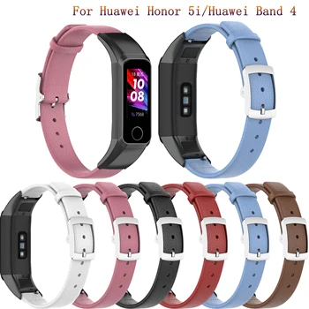 Luksuzni Usnjeni Pašček za Zapestje za Huawei Honor 5i Zapestnico Watch Oprema Smart Zapestje pasovih Huawei Band 4 modni Pas Trak
