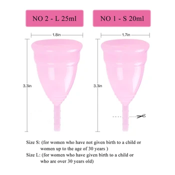 Menstrualne skodelice v Žensko Higieno Izdelek iCare FDA copa menstrualne de silicona medica enostavno odstraniti brez vonja