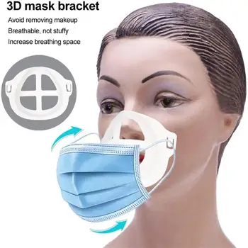 3D Razpoložljivi Masko Imetnik Podporo Dihanju Pomagajo Notranje Maska za Dihanje Nosilec Blazine Ventil Non-wove Masko Pomoč Imetnika
