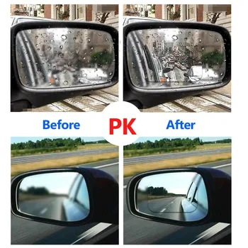 4pcs Mehko Film Okno Avtomobila Rearview Mirror Jasno Filma Anti-Fog Vode Rainproof Pogled od Zadaj Stranska Ogledala Avtomobilska dodatna Oprema Zaščitna