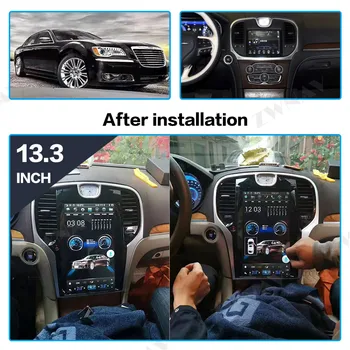 Android PX6 Za Chrysler 300C 2013 - 2019 Avto Multimedijski Predvajalnik, Audio Stereo Radio Tesla Slog Zaslon autoradio GPS Vodja enote BT