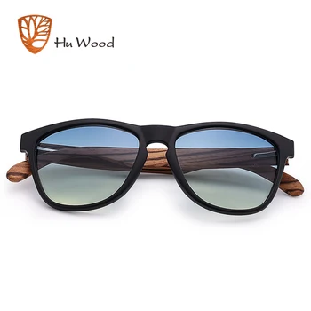 HU LESA, blagovno Znamko, Design Bambusa sončna Očala Morju Gradient Leče UV400 Vožnje Odtenek Mens Sončna Očala gafas de sol hombr GR8012