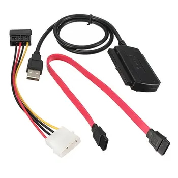 SATA/PATA/IDE Disk USB 2.0 Adapter Pretvornik-Kabel za Trdi Disk HDD 2.5