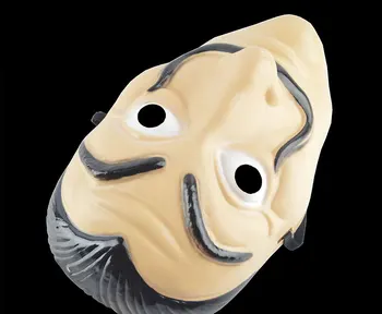 Plastični Salvador Dalí Masko Film La Casa De Papel Cosplay Masko Denar Heist Dali Masko Smešno Halloween Kostumi Masko Stranka