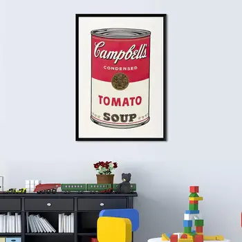 Pop Art Andy Warhol Platno Umetnosti Plakatov in Fotografij Kuhinja Temo Platna Slike na Steni Umetniške Slike 1T