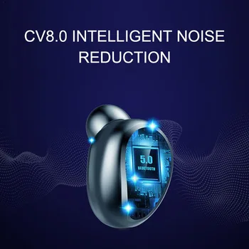 TWS Brezžične Slušalke Mini Bluetooth V5.0 Slušalke Nepremočljiva Čepkov HD Stereo Slušalke Za Samsung iPhone Šport Uho Brsti