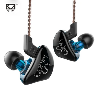KZ ES3 Hibridni Dinamično Uravnotežen Armature Slušalke V Uho Hifi Stereo Šport Slušalke Primerne Uradni Hitra Dostava Brezplačna Dostava