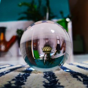 Novih 40 50 80 mm prozornega Stekla Kristalno Kroglo Zdravljenje Čarobno Področju Fotografije Rekviziti Lensball Soba Dekoracijo Doma Darilo Obrti