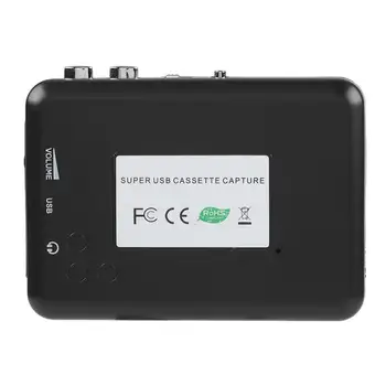 USB Kasetni Trak Pretvornik Super Kaseta za MP3 Avdio zajem Predvajalnik Glasbe Trak za PC Prenosni Kasetofon-za-MP3 Converter