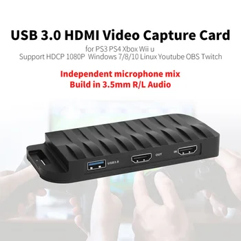 4K HDMI za USB3.0 Zajem Video Dela, Kot Cam Povezave za DSLR fotoaparat
