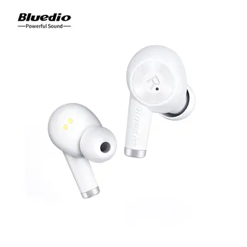Original Bluedio Ei TWS Brezžične Slušalke Bluetooth 5.0 Slušalke Nepremočljiva ANC Mikrofon Šport Čepkov VS Bluedio Delcev