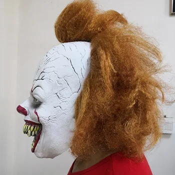 Pennywise Joker Masko Odprtih Ust Polno Zob Cosplay Stephen King Je Poglavje Dve Klovn Iz Lateksa Maske Čelada Halloween Kostume