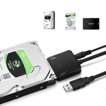Ultra-tanek USB 3.0, da SATA 2,5-Palčni Trdi Disk, Pogon SSD Kabel Žice Kabel Za Prenosni RAČUNALNIK Prenosni priključni Kabel