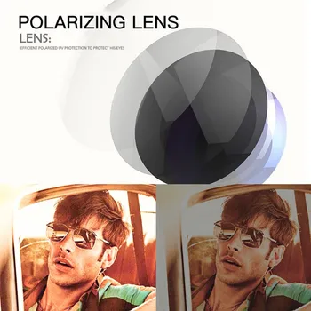 XojoX sončna Očala Moških Polarizirana Magnetni Pokrov Posnetek na sončna Očala Ženske Modni Kovinski Ovalne Optična Očala UV400 Očala