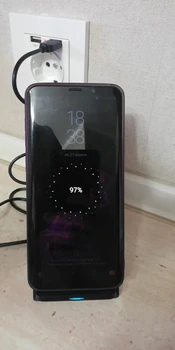 Brezžični Polnilnik za Xiaomi Black Shark 3 Pro Shark 2 Mi Opomba 10 Pro Hitro Polnilnik Qi Polnjenje Pad Moč Primeru Telefon Pribor