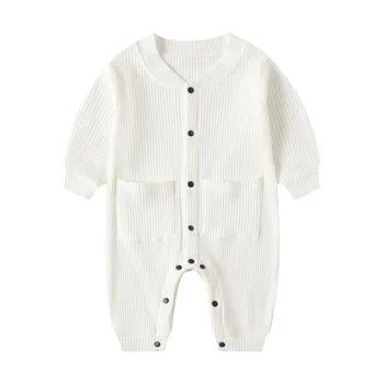 Dojenček fant obleke Pomlad igralne obleke 0-18 M Novorojenega Dečka Romper Unisex Otroška Oblačila Kostum Dojenčki grils Bombaž Jumpsuit 2020