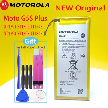 Original 3000mAh HG30 Baterija Za Motorola Moto G5S Plus Dvojno XT1791 XT1792 XT1793 XT1794 XT1795 Nov Telefon +Številko za Sledenje