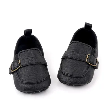Novo 3 barve Otroške Čevlje, Usnje Moccasin Dojenčka Footwears Črni copati za Novorojenčka Usnje baby boy čevlji Pu Usnje Prewalkers