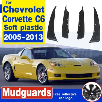 Avto blatniki Za Chevrolet Corvette C6 2005 - 2013 Sprednji & Zadnje Kolo Blato Zavihki Splash Varovala fender mudflap Avto Dodatki