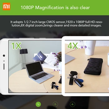 Xiaomi Mijia Xiaofang 1S 110 Stopnje F2.0 8X 1080P Digitalni Zoom Pametne Kamere IP WIFI Brezžični App baby Mini Camara