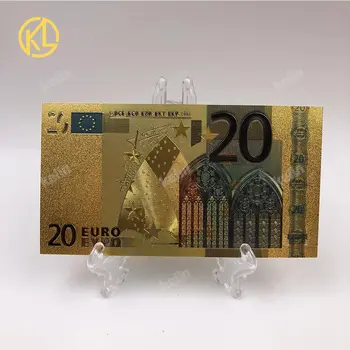 Euro500 10pcs/Veliko Pisane Evropske Bankovcev Valuti 500 Evro Bankovcev v 24K Zlata Folija Ponarejenega Denarja Za Darila