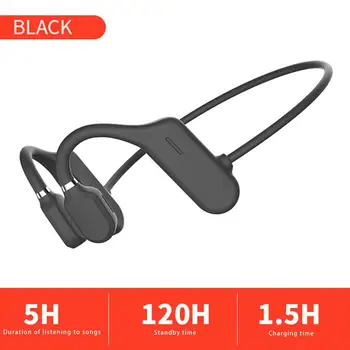 Kostno Prevodnost Brezžične Slušalke Slušalke Bluetooth 5.0 IPX6 Nepremočljiva Stereo Uho Kavelj Šport, Glasba Klic Slušalke Priključek za Polnjenje