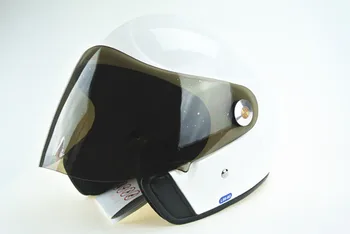Jadralno padalstvo čelada Odprta obraz Jadralnem zmajarstvu čelada Paraglider čelado, Bele barve EN966